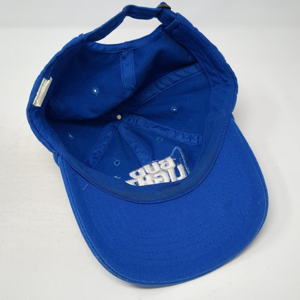 Bud Light Slideback Baseball Cap Solid Blue One S… - image 7